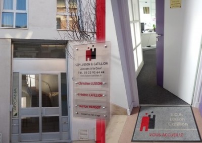 Entrée de la SCP Lusson Catillion